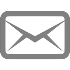 Gray message outline icon - Free gray mail icons