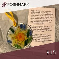 Peggy Karr Glass Daffodil Ornament