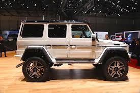 Basically, you're paying about ten grand for every inch of additional ground clearance. Mercedes Benz G500 4x4 Concept Debuts At 2015 Geneva Auto Show
