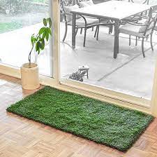Zestynest Artificial Grass Doormat With