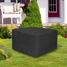 gas fire pit table cover square 32 inch