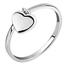ATLANTA jewelry Кольцо из серебра 925 пробы с подвеской сердце - купить с  доставкой по выгодным ценам в интернет-магазине OZON (1194888294)