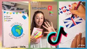 Idée Page De Garde Cahier Maths College - IDÉES RENTRÉE - COMPILATION TIKTOK andrea_drw_ - YouTube