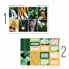 Mighty Jungle Foiled Weekly Kit Dash Of Sun Designs