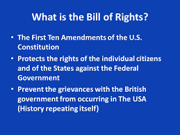 The U S Bill Of Rights Ppt Download