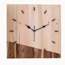 Sri Wood Square Wooden Wall Clocks