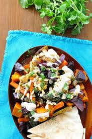 Our favorite middle eastern dinner recipes run the gamut from roast chicken (done the traditional iraqi and of course, there are spectacular vegetarian , vegan , and seafood options , too. Middle Eastern Roasted Vegetables With Tahini Drizzle Recipetin Eats