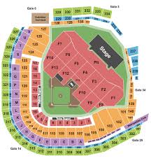 target field seating chart rows