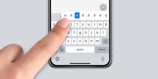 how to type any symbol in ios