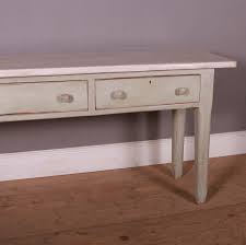 Painted Pine Console Table Antique