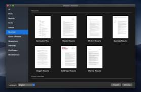 Pages Resume Templates 10 Free Resume Templates For Mac