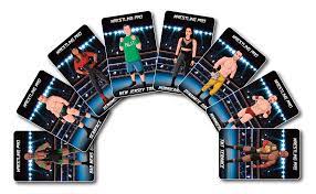 wrestling pro in game cards arcade game