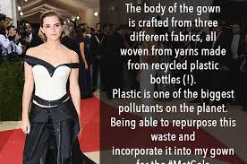 emma watson s met gala outfit was made