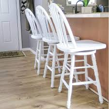 how to chalk paint bar stools making