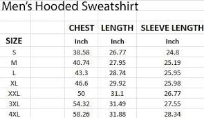 Size Chart Swag Shirts