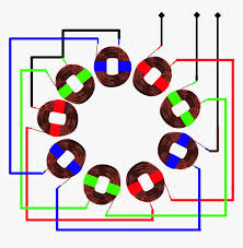 single phase generator winding diagram
