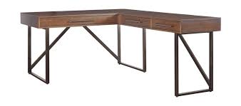 What are some popular product styles within brown desks? Starmore Brown Home Office L Shaped Desk Regency Furniture