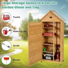 Outdoor Storage Shed Wooden Garden Tool