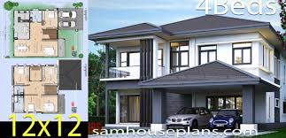 House Plans Idea 12x12 8 M With 4