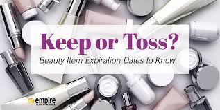 beauty item expiration dates to know
