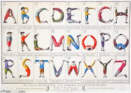 Free for commercial use no attribution required high quality images. Funny Bodies Twisted Into Alphabet Letters Printed On Paper Sheet Colonial Williamsburg Virginia Usa Por Lettering Alphabet Colonial Williamsburg Prints