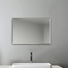 Plain Frameless Wall Mirror Large Full
