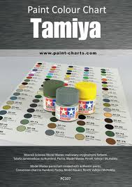 paint colour chart tamiya 12mm pjb pc107
