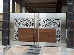 stainless steel main entrance gate
