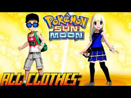 pokémon sun and moon all clothes