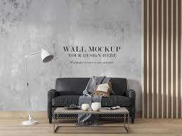 Wall Mockup Add Your Own Wall Art Design