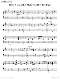 An old west country carol often performed in the english tradition, by carol singers visiting door to door throughout a village. Free Have Yourself A Merry Little Christmas Christmas Song Sheet Music Preview 1 Christmas Piano Music Christmas Sheet Music Piano Sheet Music