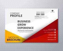 Professional Business Flyer Template Card Colorful Wave