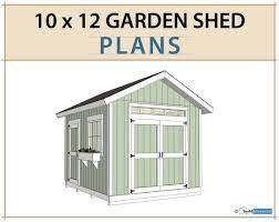 10x12 Garden Shed Plans And Build Guide