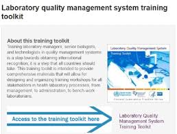 Laboratory Quality Management System Training Toolkit Medbox Org