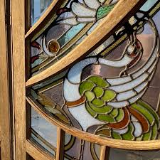 Art Nouveau Stained Glass Entranceway