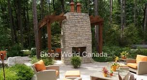 Outdoor Stone Fireplaces Custom Built