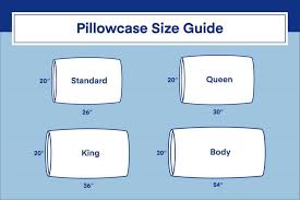 Pillowcase Sizes And Dimensions