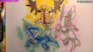 Nghệ thuật vẽ bộ 3 sáng tạo pokemon huyền thoại Không tẩy xóa - YouTube