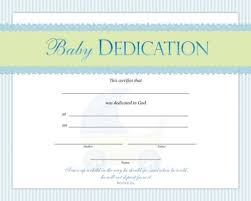 Baby Dedication Certificate Template Baby Dedication Pinterest