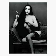 Amazon.com: Morticia's Boudoir Poster, Sexy Morticia Addams Poster,  Morticia Addams Carolyn Jones Poster, Morticia Addams Black and White  Poster Canvas Wall Art Print Home Dorm Room Decor, Gift for Family and  Friends: