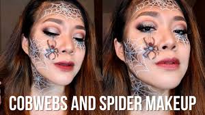 cobwebs and spider makeup tutorial