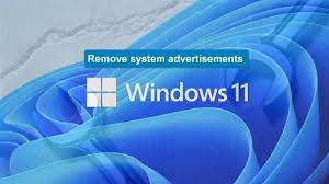 remove advers from windows 11
