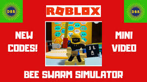 Bee swarm simulator codes are gifts given out by the game's developer. Deathbotbrothers On Twitter Roblox Codes Bee Swarm Simulator This Is A Mini Video Just To Let You Https T Co Phvgueo4sj Via Youtube Roblox Robloxcodes Robloxbeeswarm Beeswarmcodes Robloxbeeswarmcodes Beeswarmsimulator Https T Co