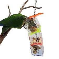 multilayer parrot foraging toys device