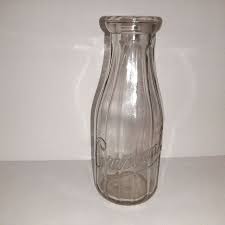 Vintage Crescent Dairy Milk Bottle From