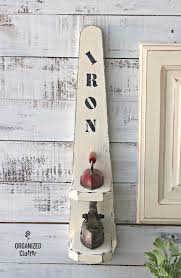 Re Purposed Cabinet Door Laundry Room