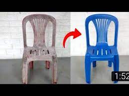 how to re an old plastic chair
