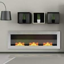 Modern Glass Bio Ethanol Fireplace