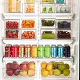 What is the proper way to organize a refrigerator?