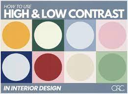 low contrast in your color palettes